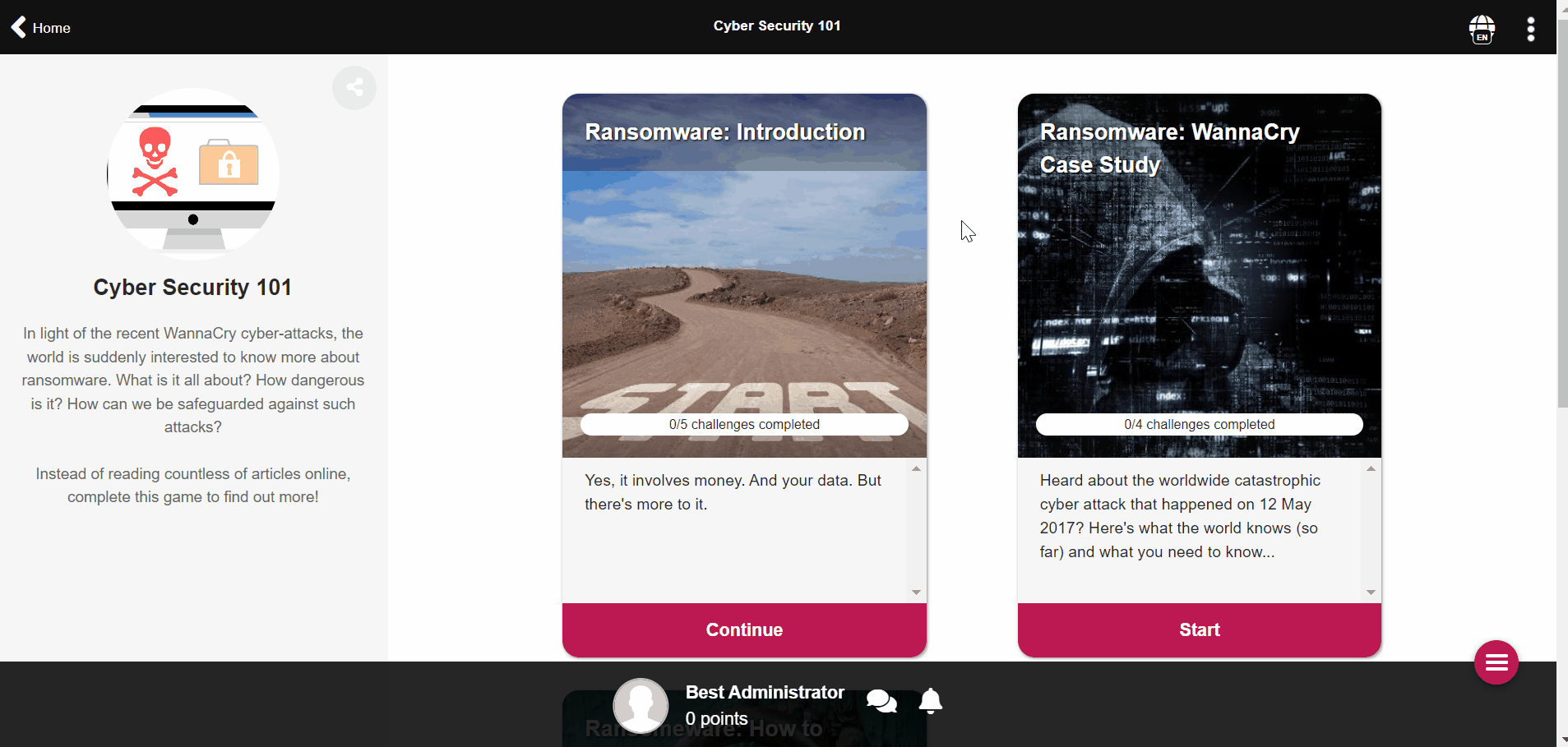 Persistent Content Information Gametize