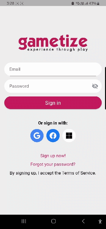 creating a player account using sso on app.gif