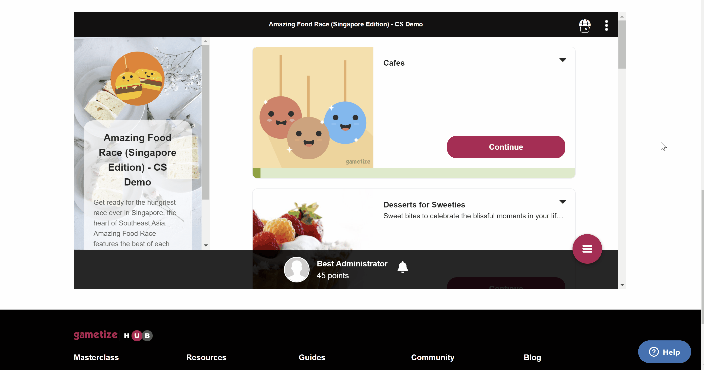 Embedding a Project on Webpage example.gif